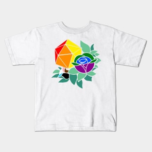 Pretty Poly Rose Progressive Pride Kids T-Shirt